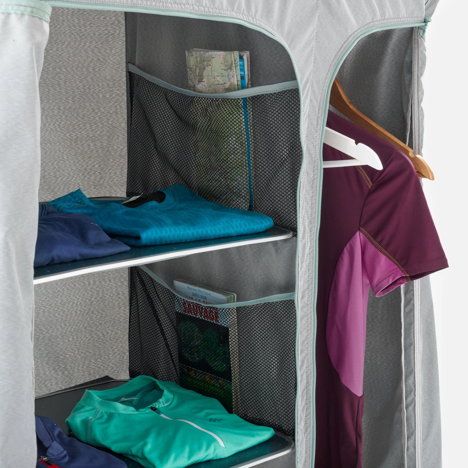 Quechua Large Folding And Compact Camping Wardrobe - Image 4