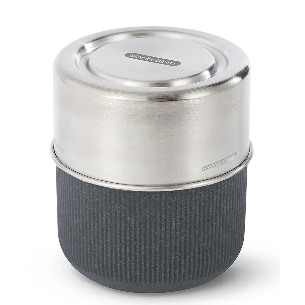 Black+Blum Glass Lunch Bowl 450ml Slate