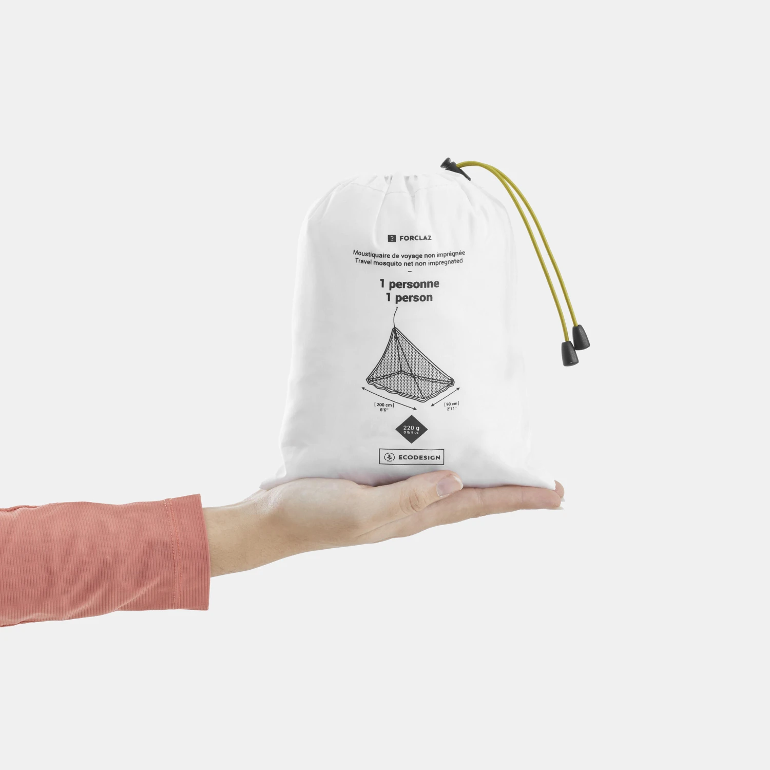 Untreated Travel Mosquito Net - 1 Person - Image 6