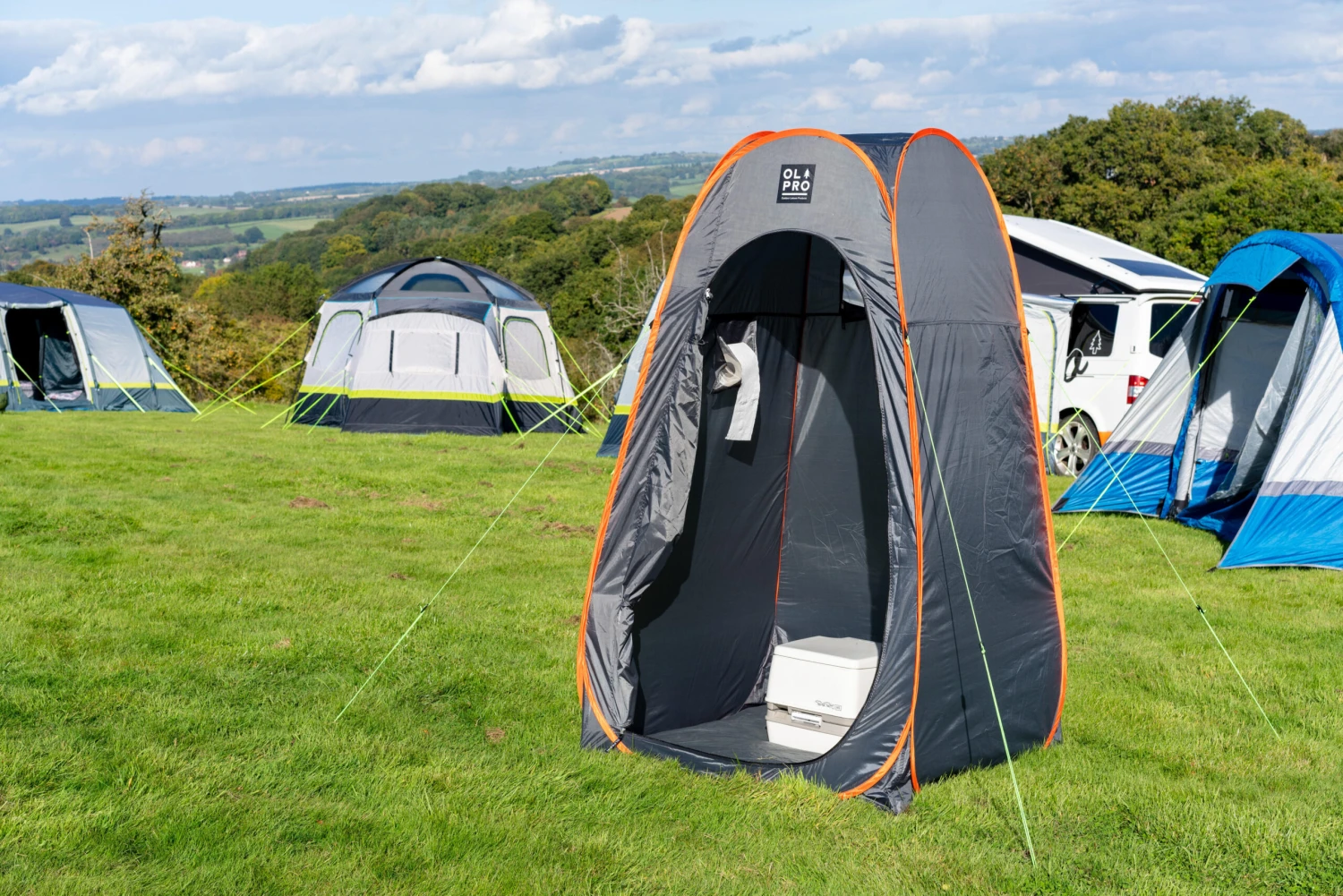 OLPRO Pop Up Toilet & Utility Tent 1.2M - Image 5