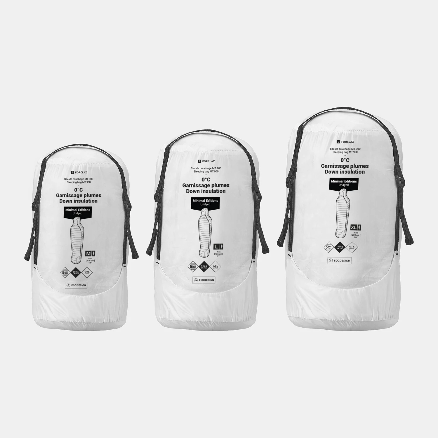 Trekking Sleeping Bag - MT900 0°C - Down - Image 6