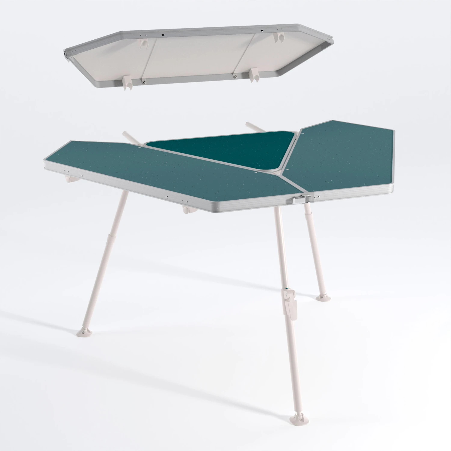 Quechua Hexagonal And Sociable Camping Table - 6 Person - Image 6