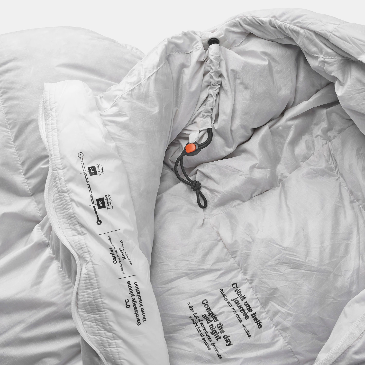 Trekking Sleeping Bag - MT900 0°C - Down - Image 3