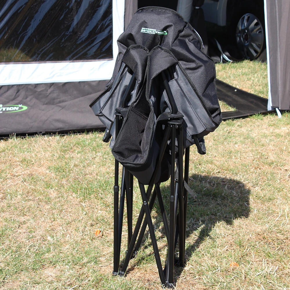 Tubbi XL Chair Grey And Black - Image 3