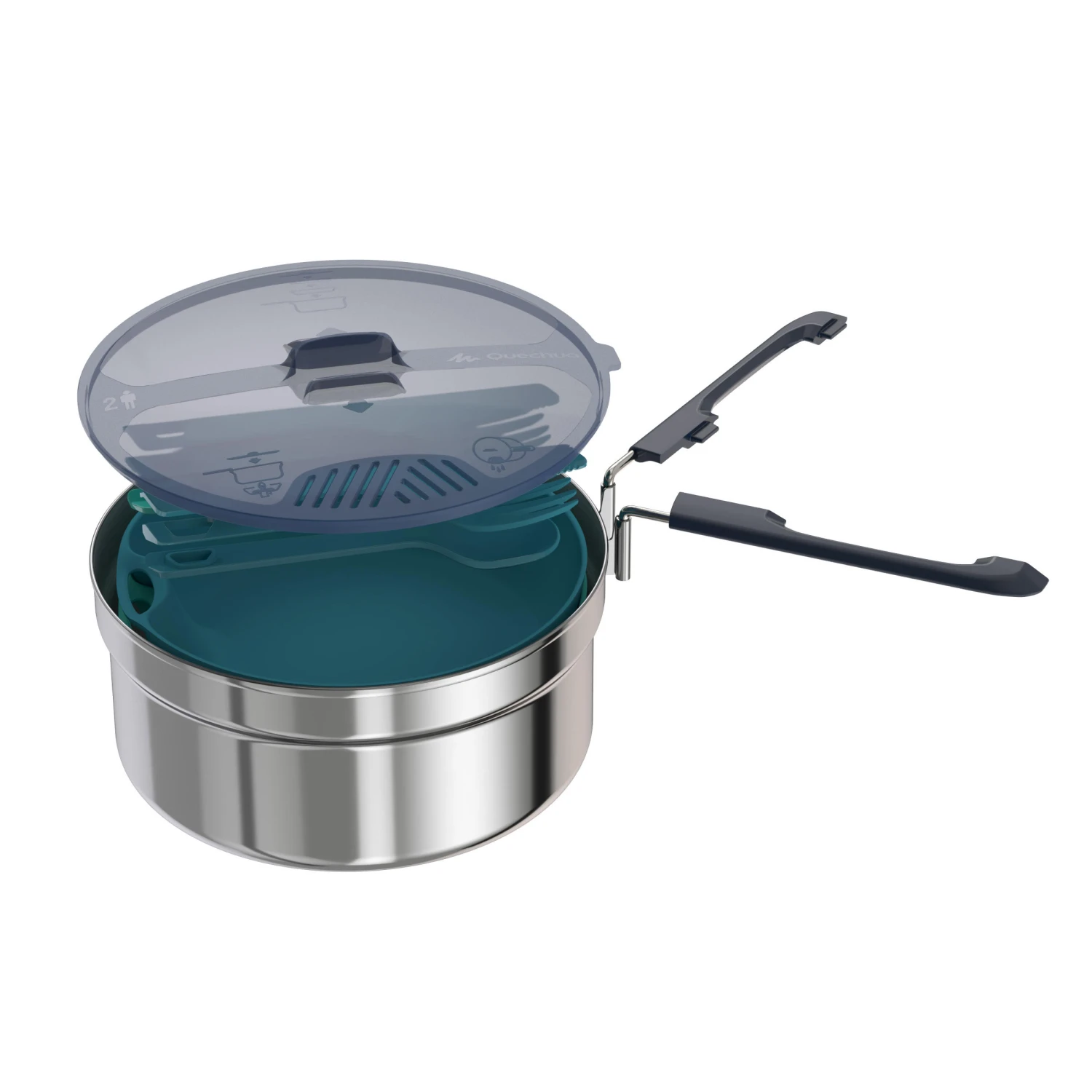 Quechua Camping Cooking Set For 2 - Image 4