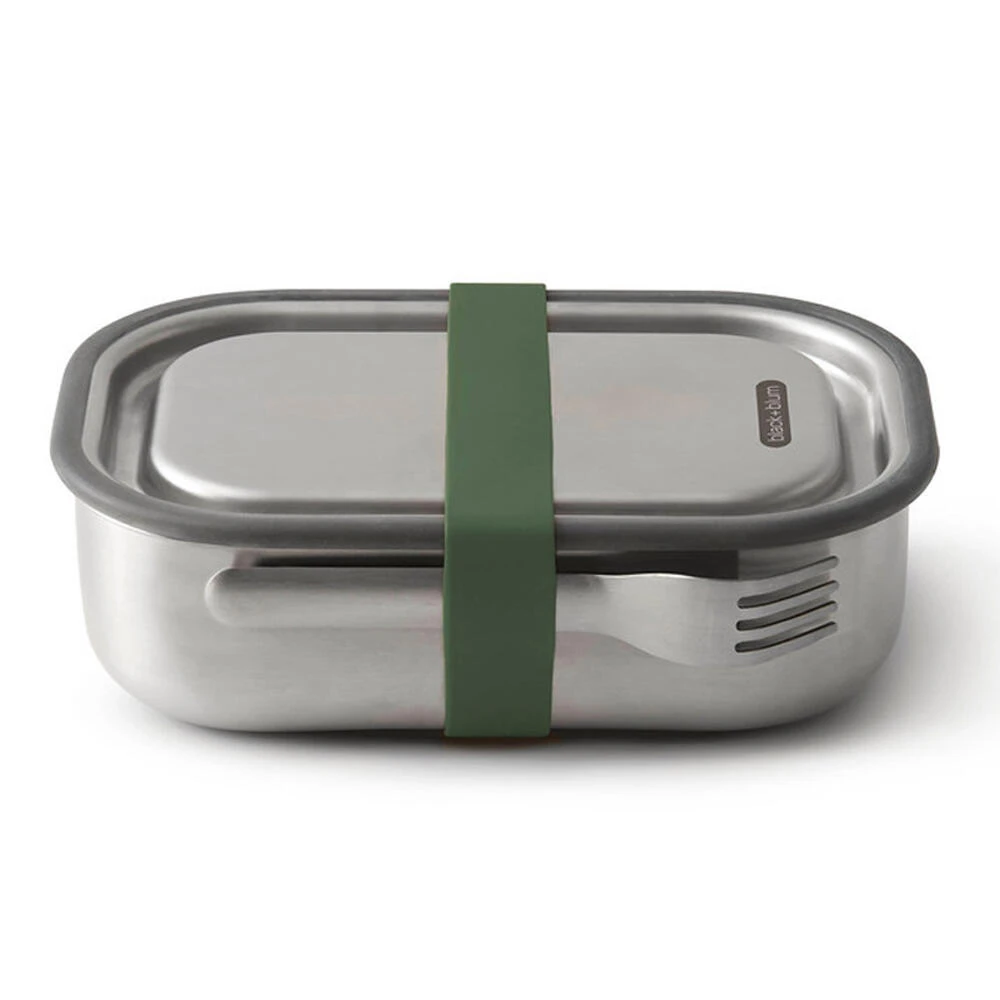 Black+Blum Stainless Steel Lunch Box Olive